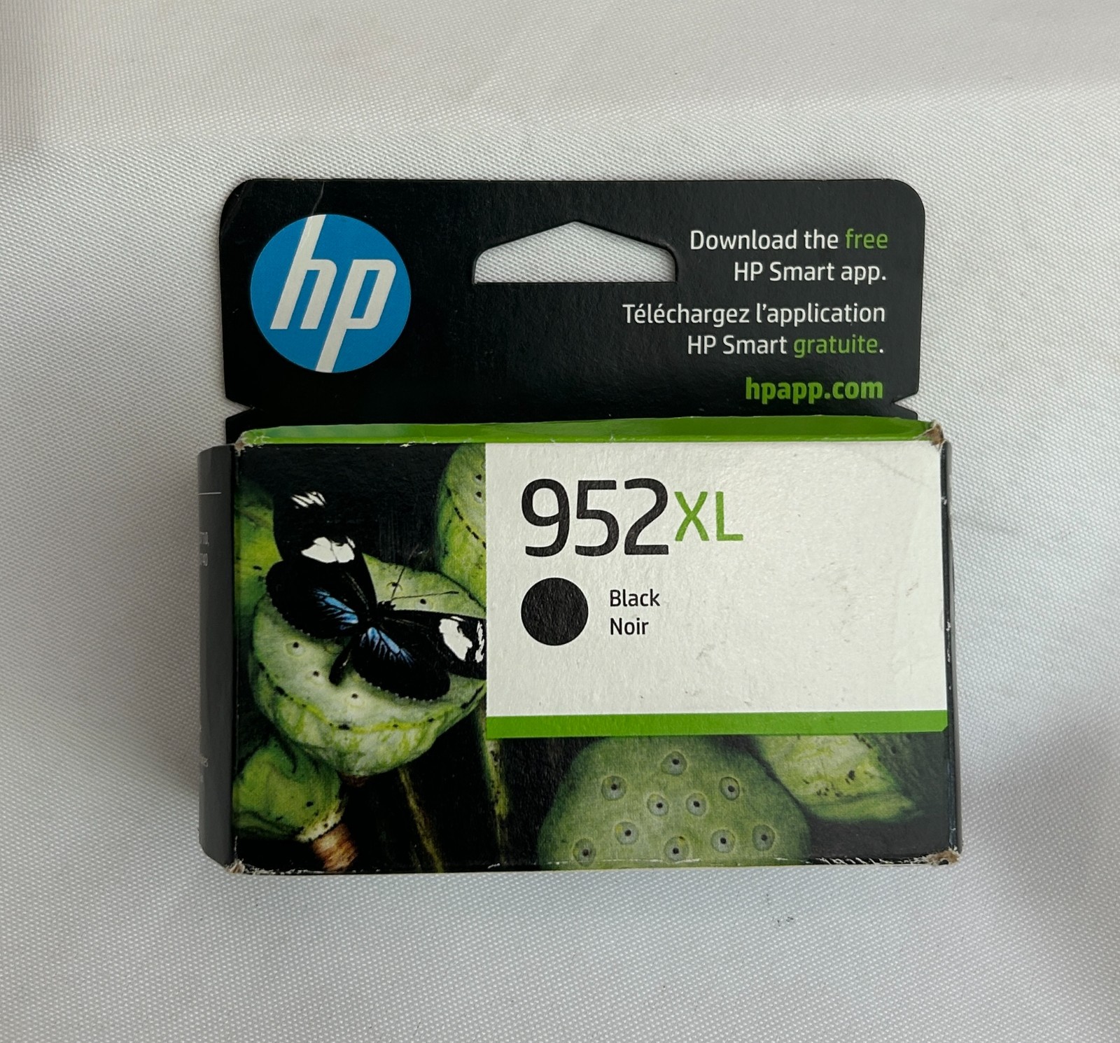 HP 952XL Black Ink Cartridge F6U19AN High Yield Genuine OEM New Sealed Exp 2027