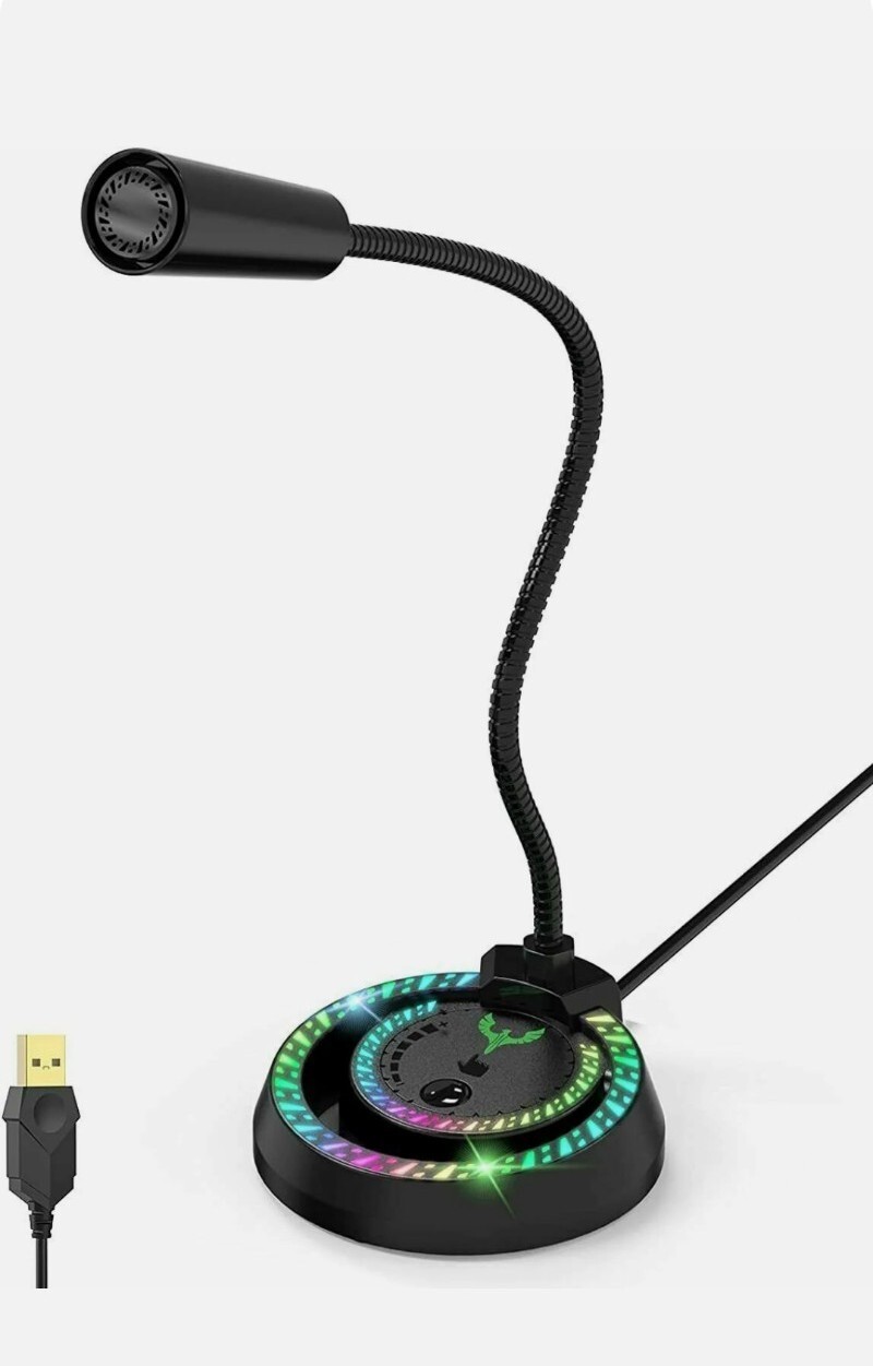 Blade Hawks USB RGB Gaming Microphone, PC/ MAC/ XBOX/ PS5, 