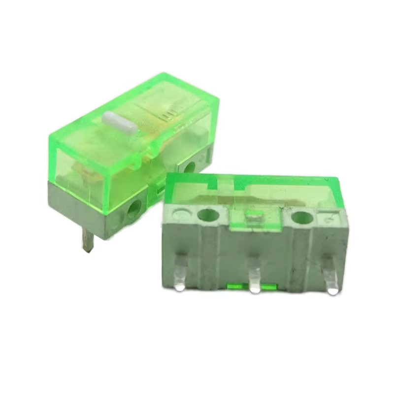 2Pcs Original HUANO Mouse Micro Switches 3Pins 120Million Clicks Mouse Microswit