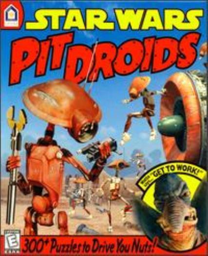 Star Wars: Pit Droids PC CD Phantom Menace movie 300+ 3D puzzles arcade games