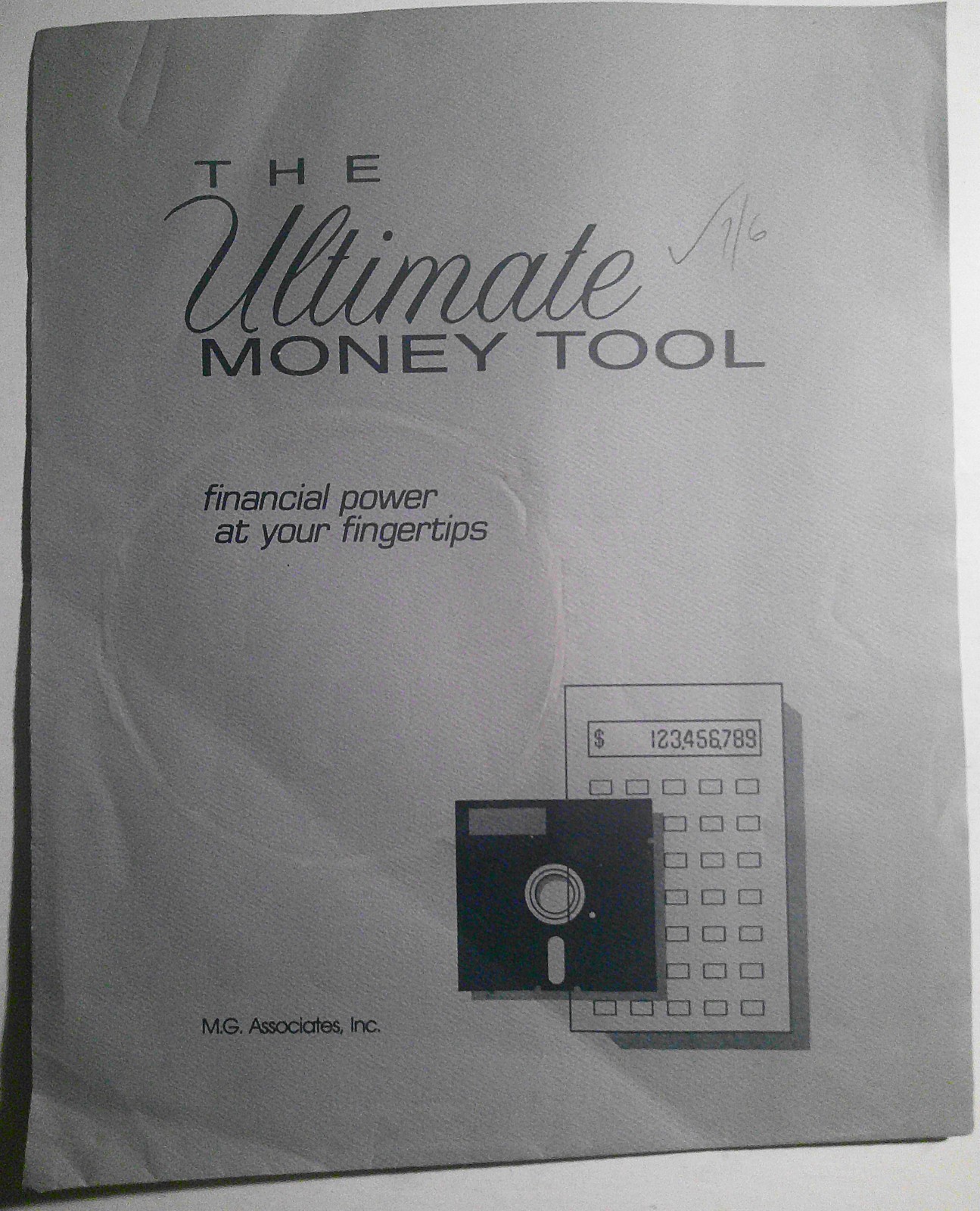 1989 The Ultimate Money Tool, brochure - Financial productivity tools