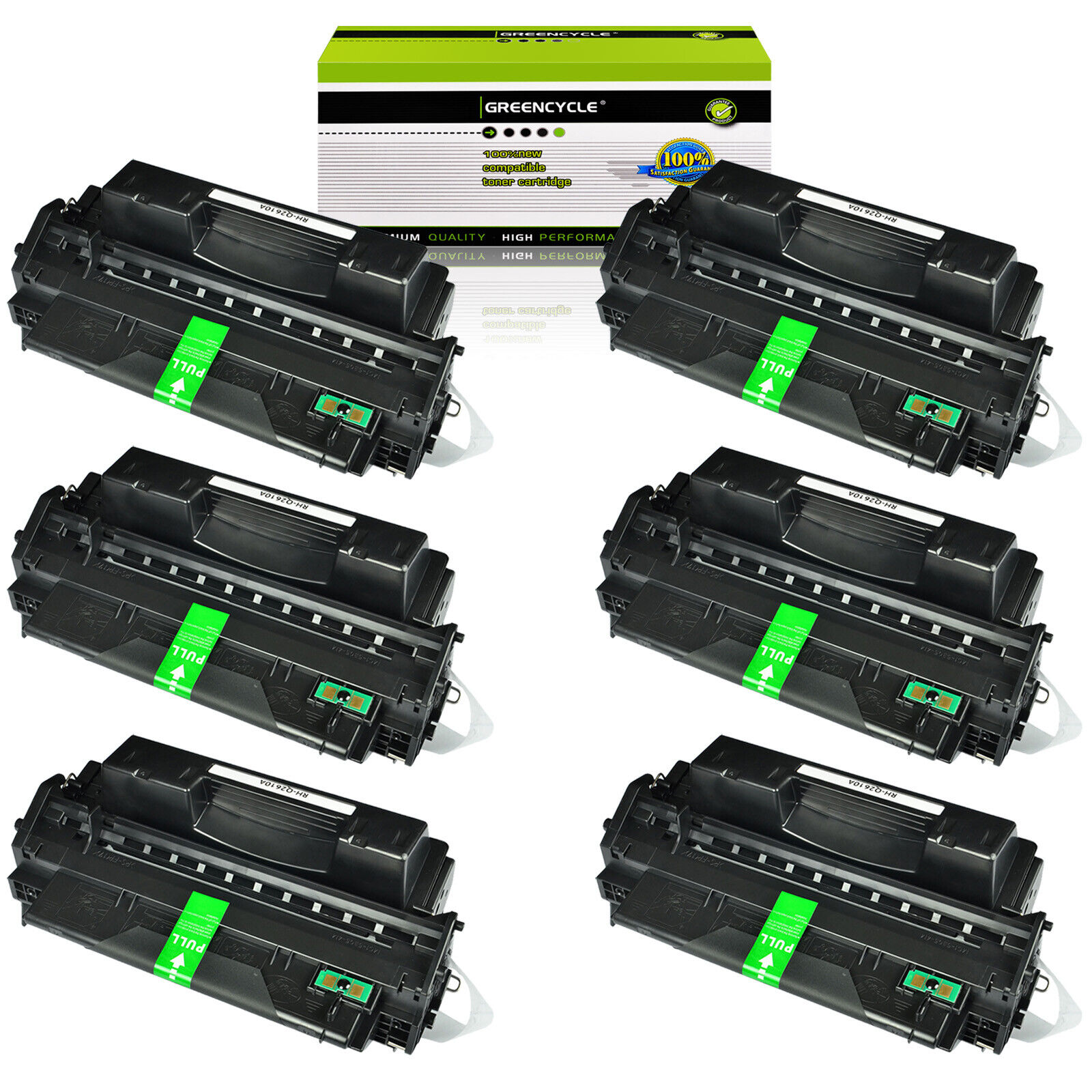 6PK Q2610A 10A Toner Cartridge Compatible For HP Laserjet 2300 2300L 2300DTN