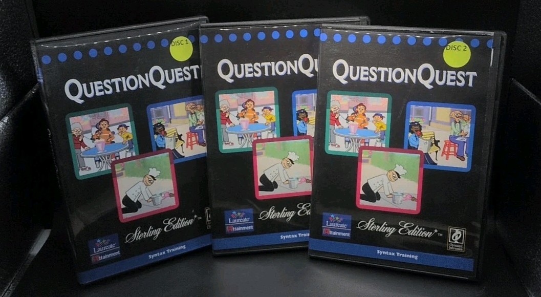 QuestionQuest Sterling Edition 3-Disc PC/Mac CD ROM Speech Language Pathologists