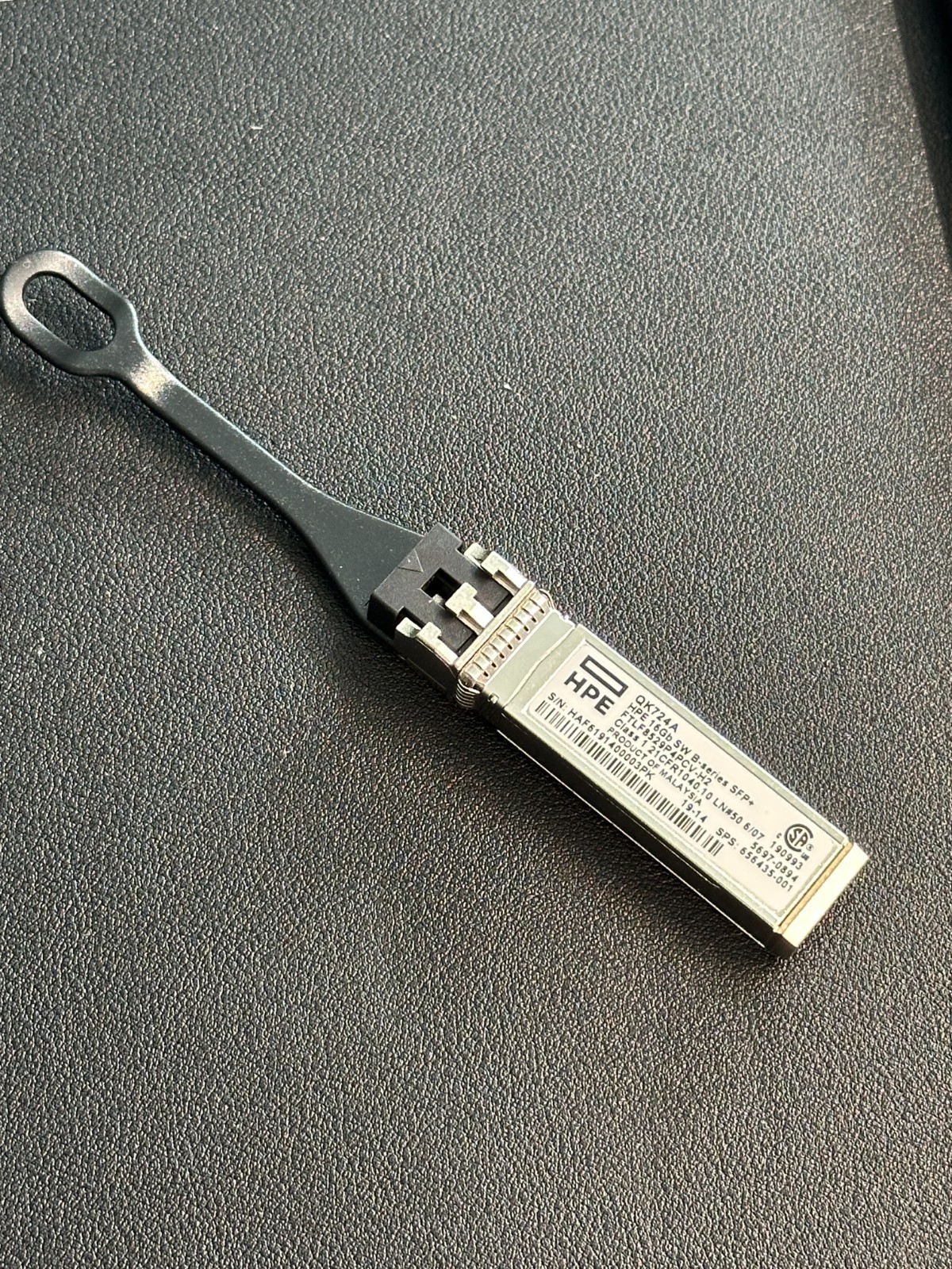 HP Genuine QK724A 16Gb SW SFP+ FC Transceiver AFBR-57F5PZ-HP1 656435-001