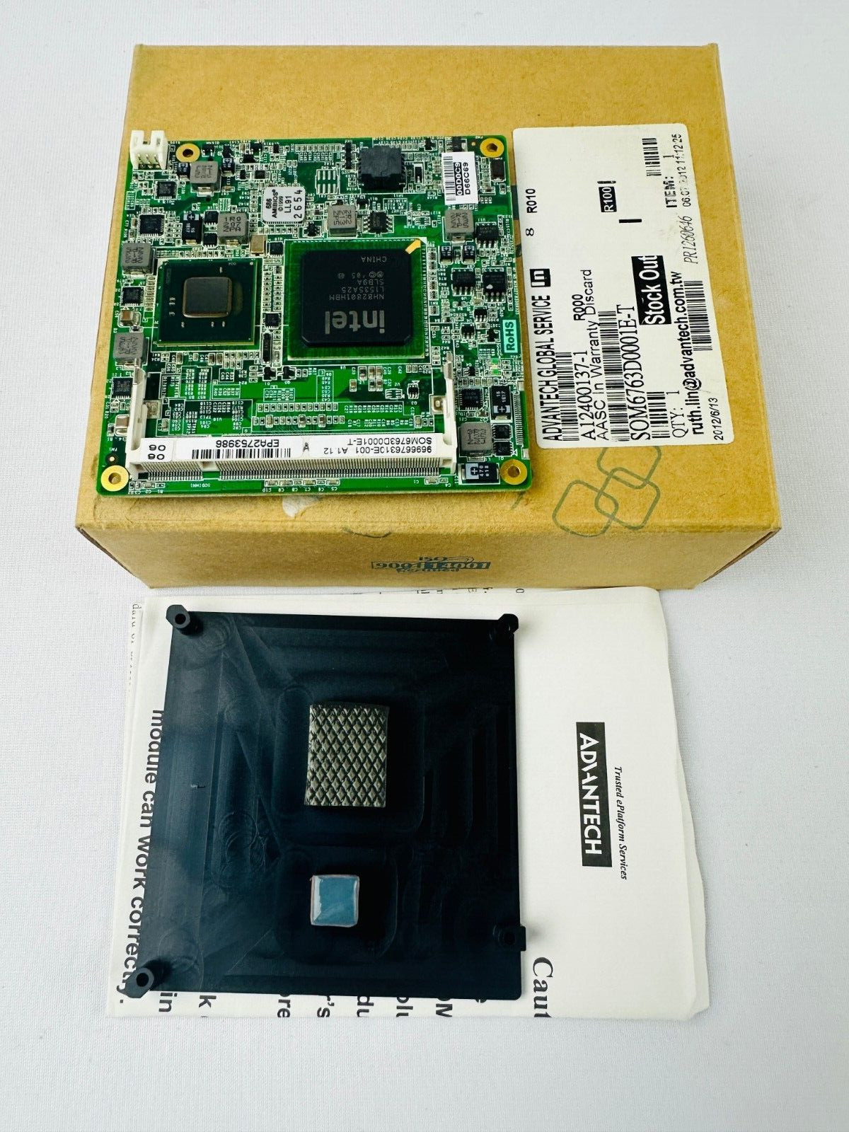 Advantech SOM-6763D SOM6763D0001E-T CPU Board