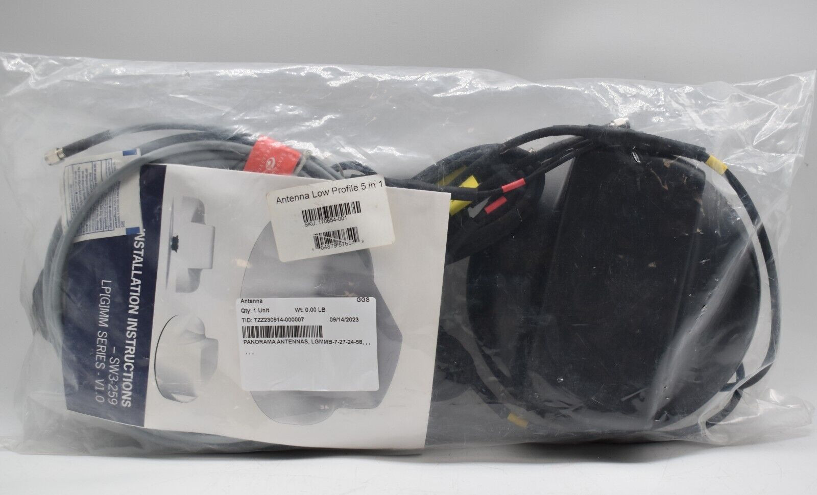 Panorama Antennas LGMMB-7-27-24-58 Low Profile Mimo 2G/3G/4G/2.4/5.8+GPS
