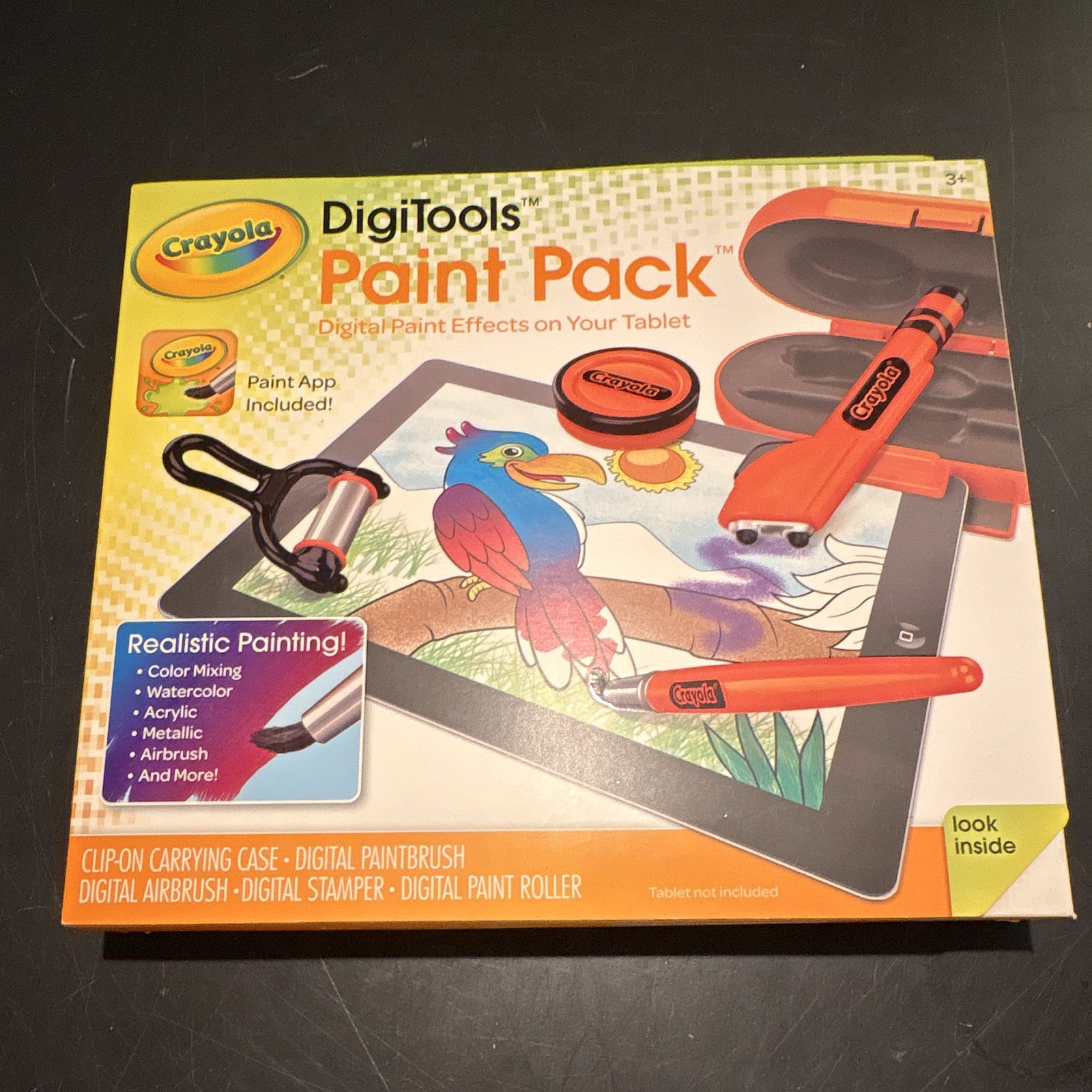 Crayola DigiTools Paint Pack Stylus for iPad/iPad mini w/ Clip-On Case