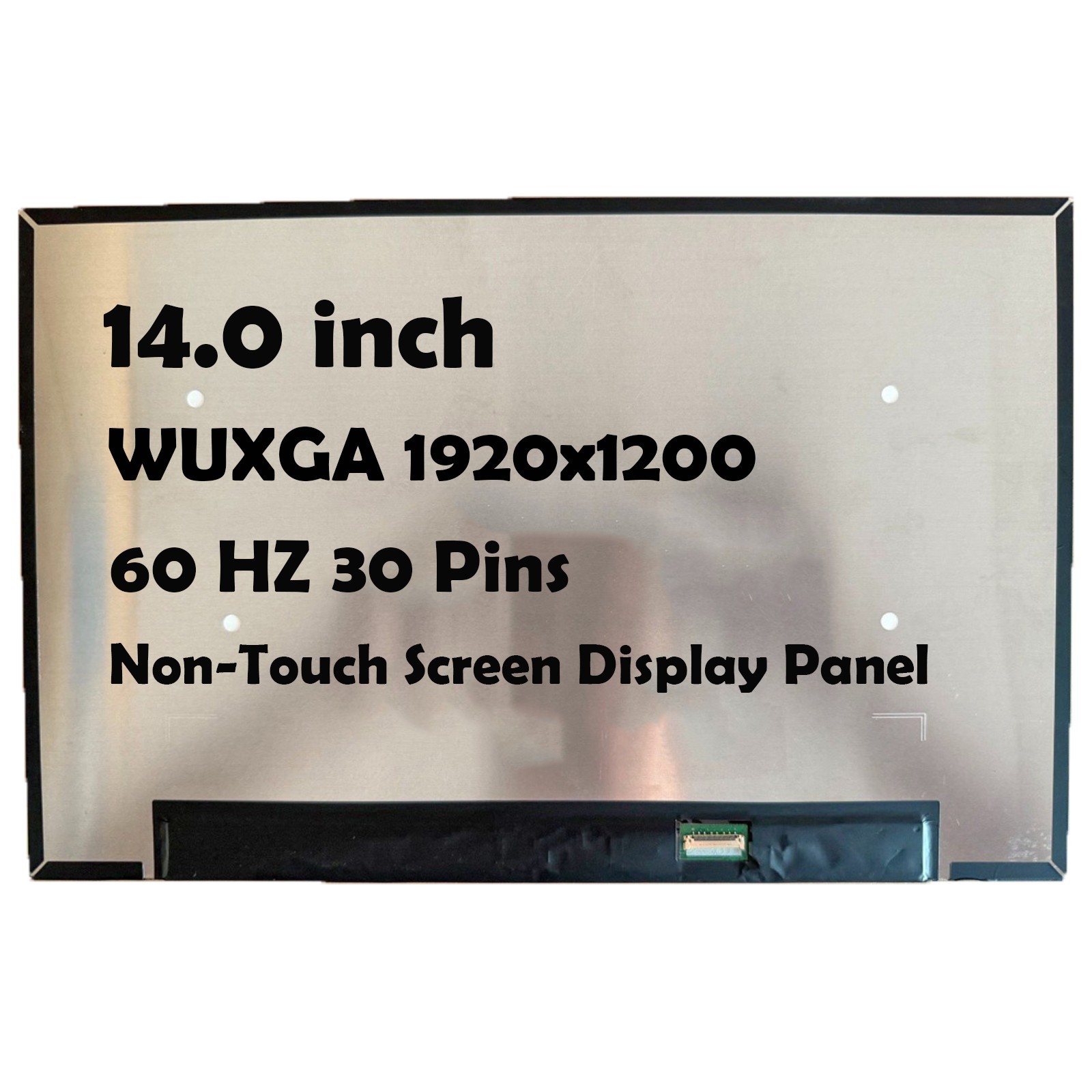14" DP/N 04RJCP 1920x1200 60HZ 30 Pins LCD Non-Touch Screen Display Panel