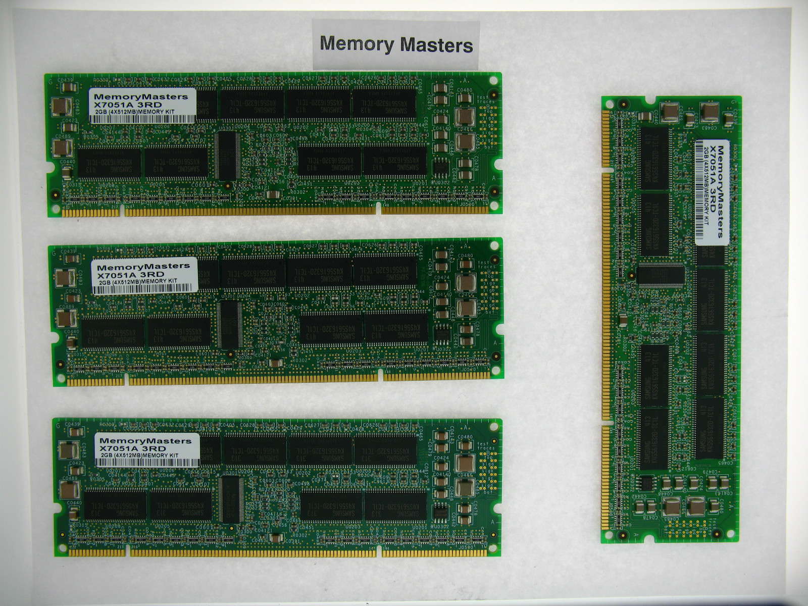 X7051A  2GB  (4x512MB) Sun Blade/Sun Fire Original Memory Kit