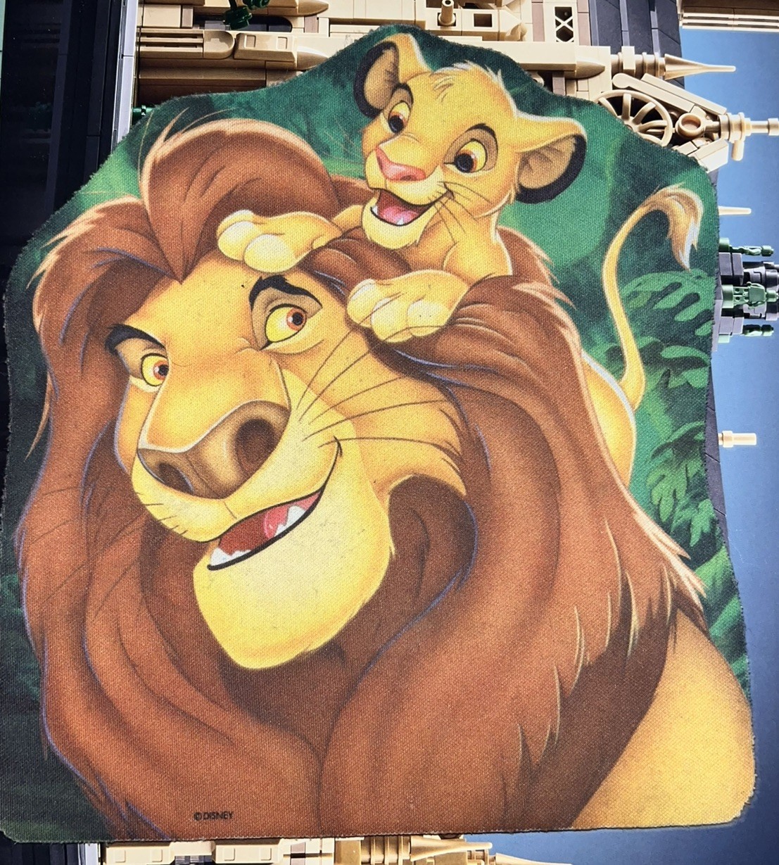 Vintage 1990s Disney Lion King Mouse Pad Collectible 90s Simba Mufasa