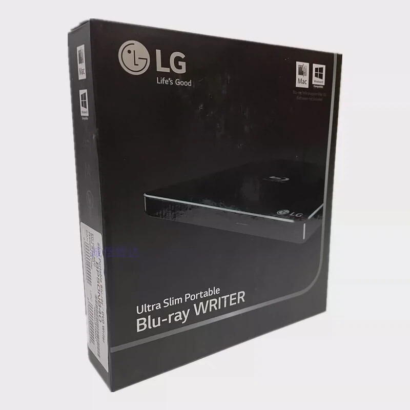 LG BP50NB40 External USB Blu Ray Burner Optical Drive