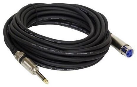 DataComm Electronics Pyle PPMJL30 XLR Microphone Cable, 30ft (1/4'' Male to XLR