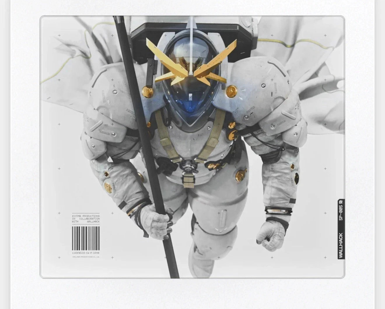 (IN HAND) WALLHACK x KOJIMA SP-005 LUDENS-10 Glass Mousepad SHIPS SAME DAY