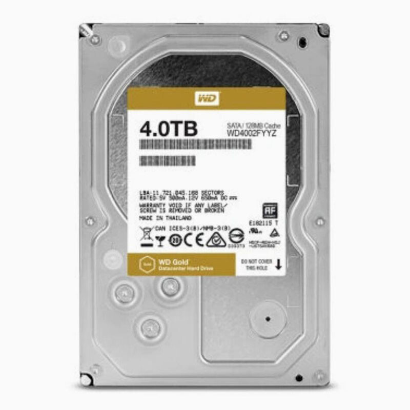 FOR FIT WD Gold Enterprise 4TB WD4002FYYZ 7200 RPM 6Gb/s 128MB 3.5" Internal HDD