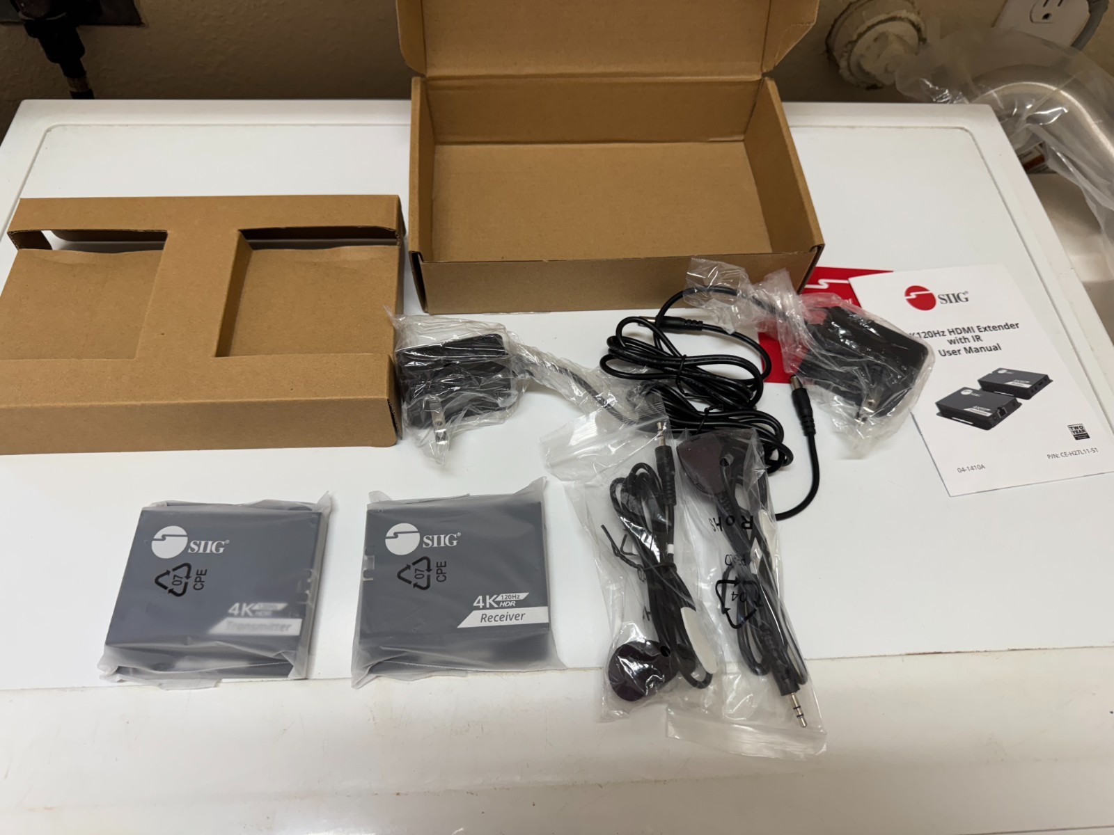 SIIG 4K120Hz HDMI Extender with IR - up to 132ft (40M) - EDID
