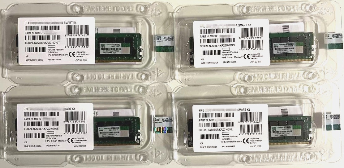New P06029-B21 P11442-091 HPE 16GB 1Rx4 DDR4 PC4-3200AA ECC Server RAM Memory