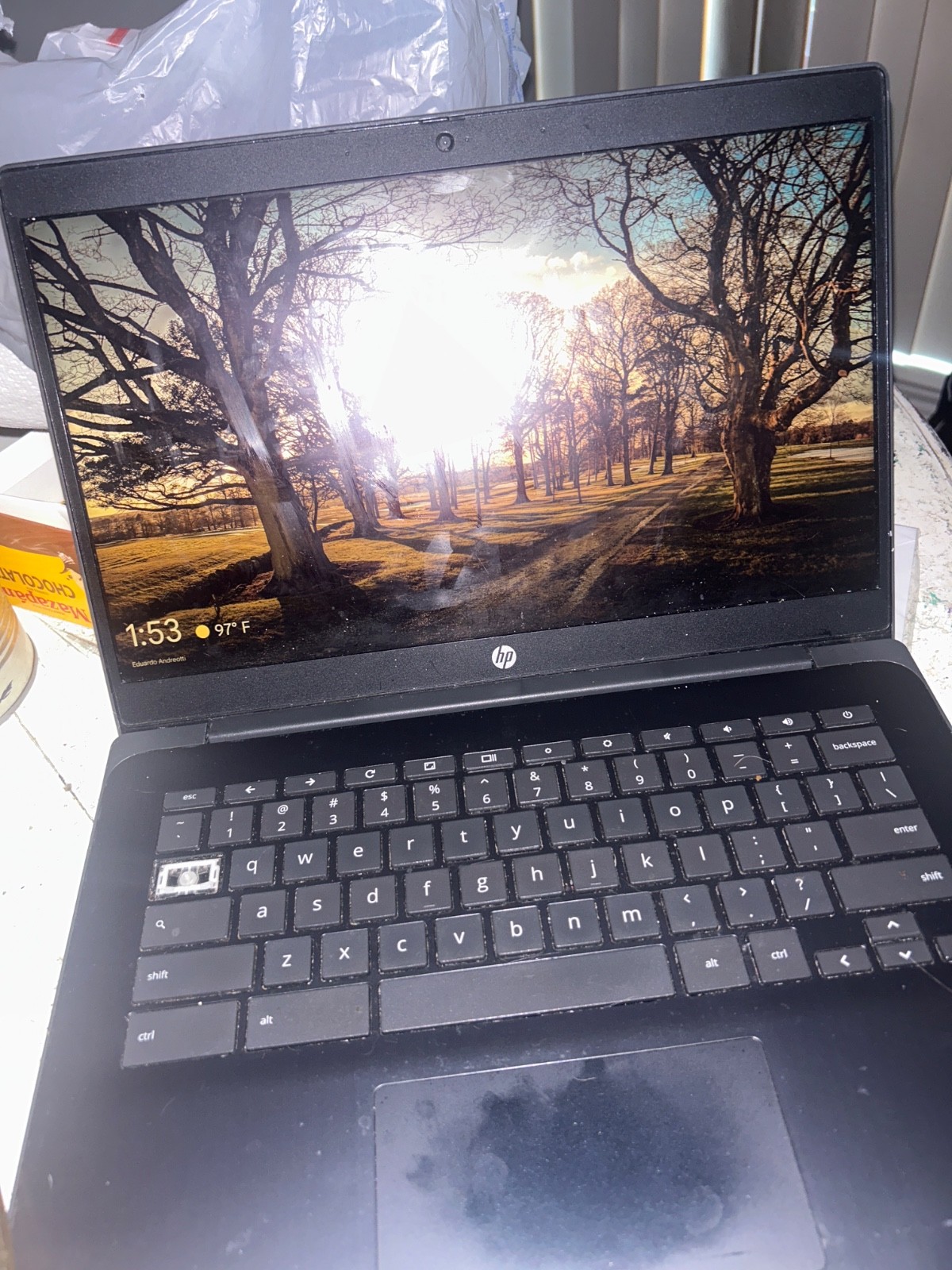 computers hp used bought in 2020, still works great just missing tab button