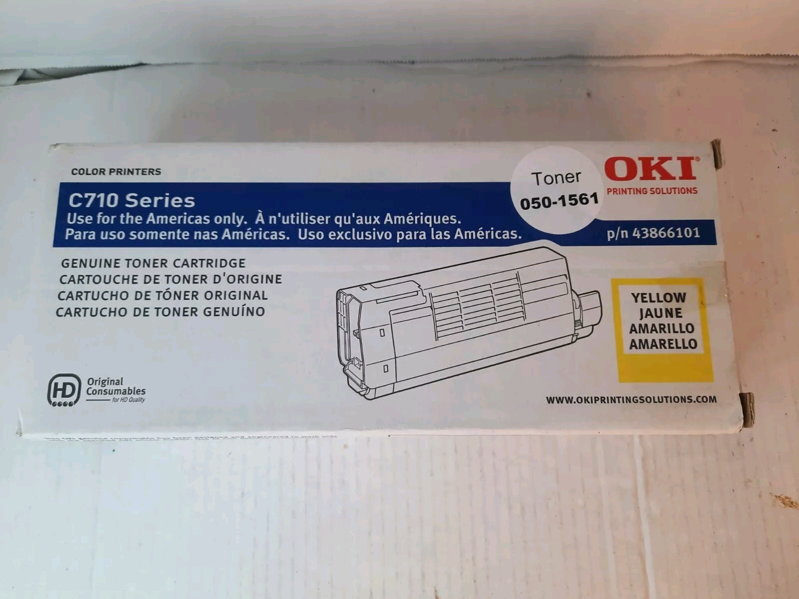 OKI C710 Series Yellow Image Drum for Okidata 43866101