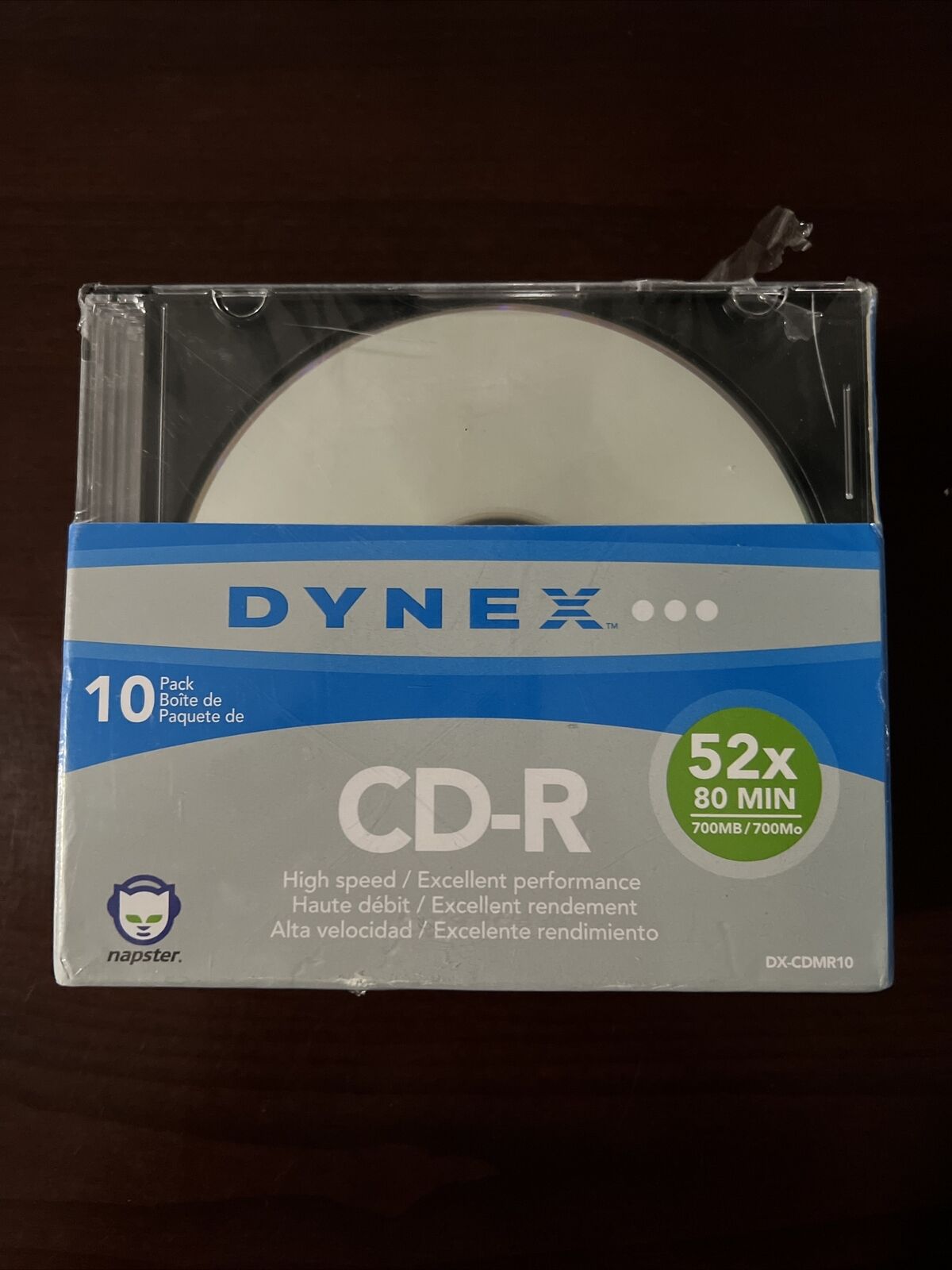 Dynex CD-R 10 Pack With Slim Jewel Cases 80 Min 700 MB NEW