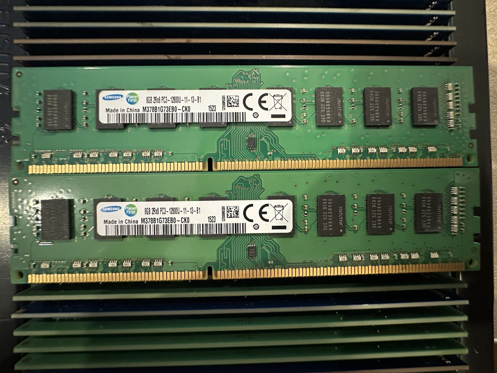 Major Brand 16GB (2x8GB) PC3-12800U DDR3-1600MHz DDR3-12800 DESKTOP RAM NON-ECC