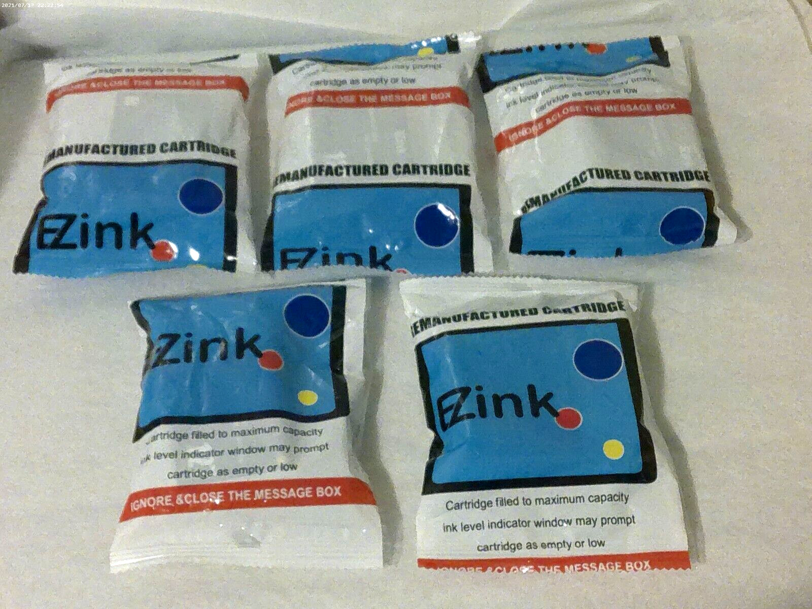 Epson 127  EZInk  Black Ink T0127120  lot of 5 Cartriges   Sealed