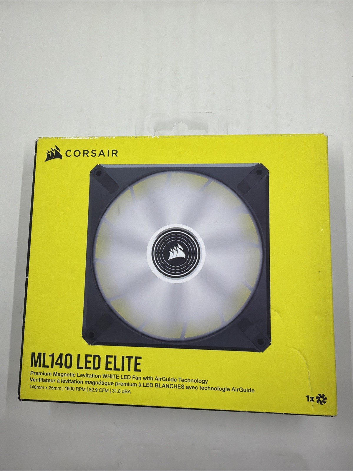  Corsair (White) ML 140 Led Elite Fan 