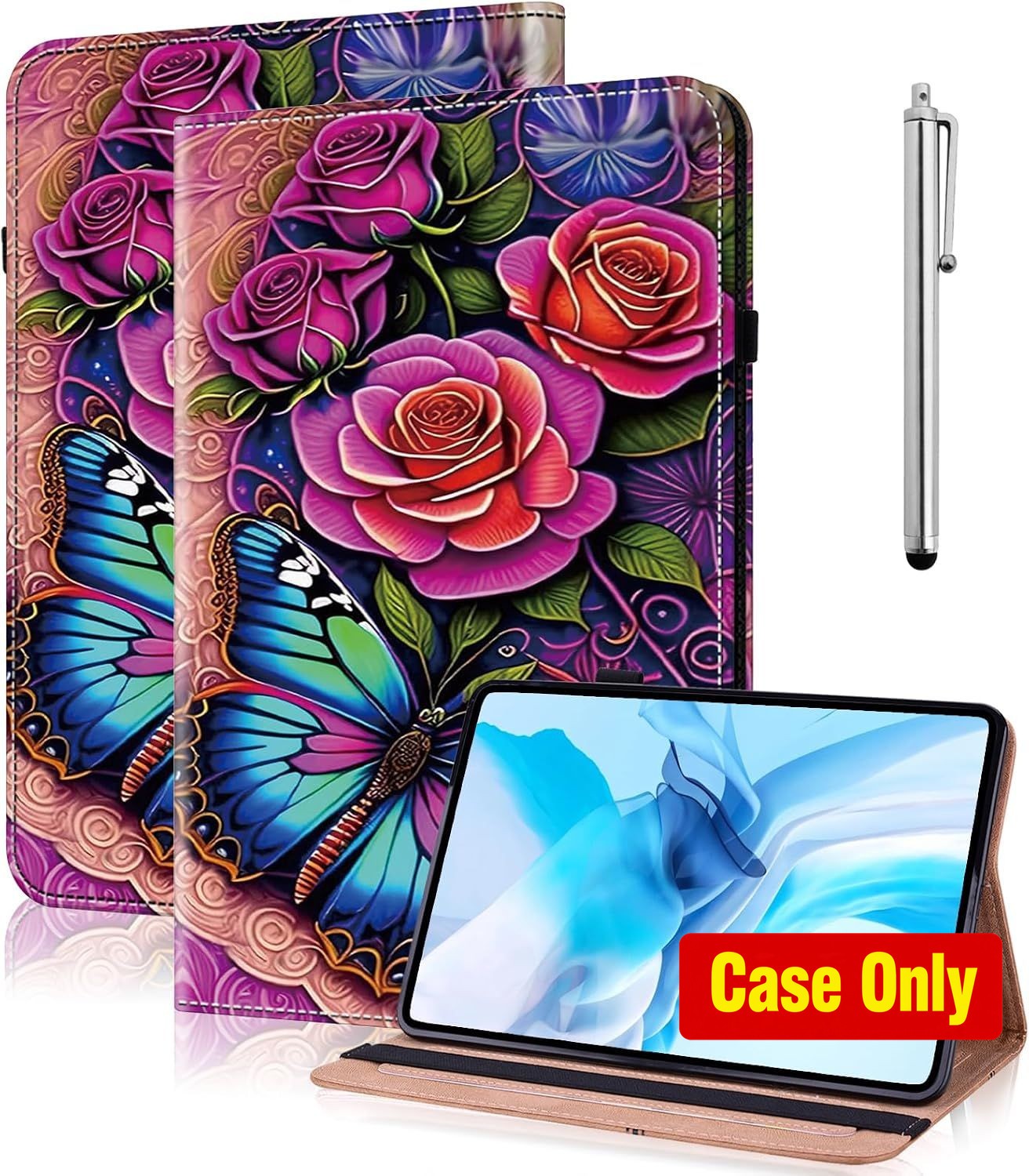 Case for Samsung Galaxy Tab S12 Ultra 14.6 inch, Premium PU Leather Flip Folio K
