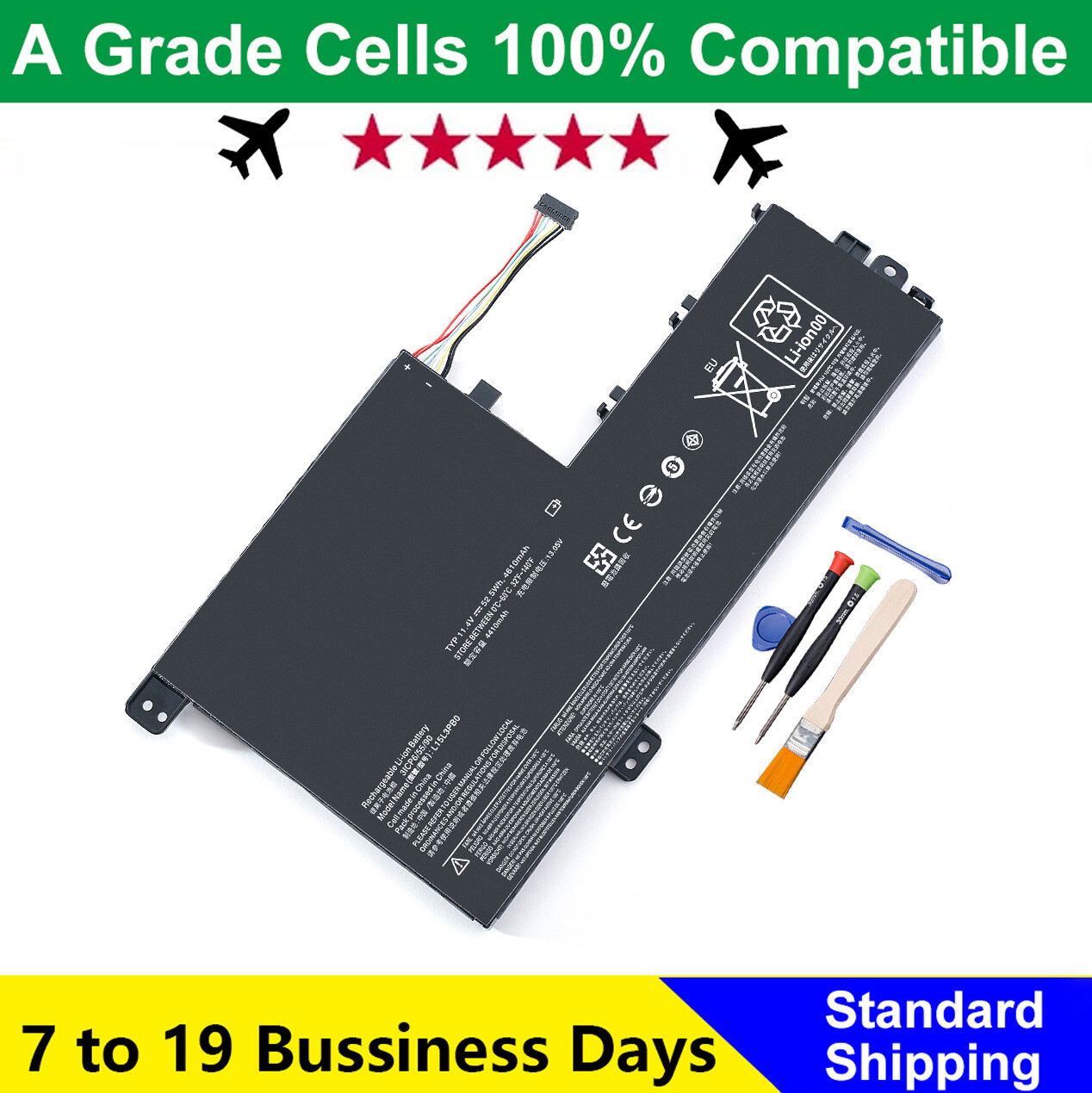 L15L3PB0 L15M3PB0 Battery for Lenovo IdeaPad 320S-14IKB 320S-15ABR 15ISK 52.5Wh