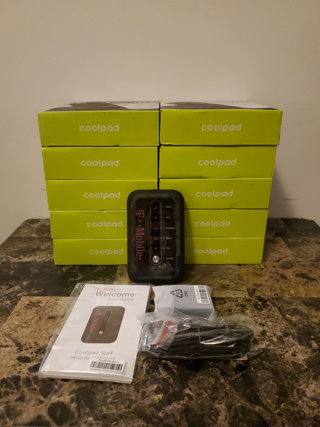 *BRAND NEW* LOT OF 10 T-MOBILE Coolpad Surf CP332A WiFi HotSpot Modem 4G LTE