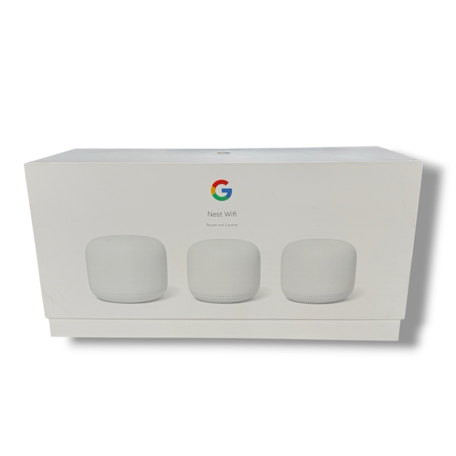 Google Nest Wifi Mesh Router + 2 Points 3-Pack AC2200 Dual Band Open Box