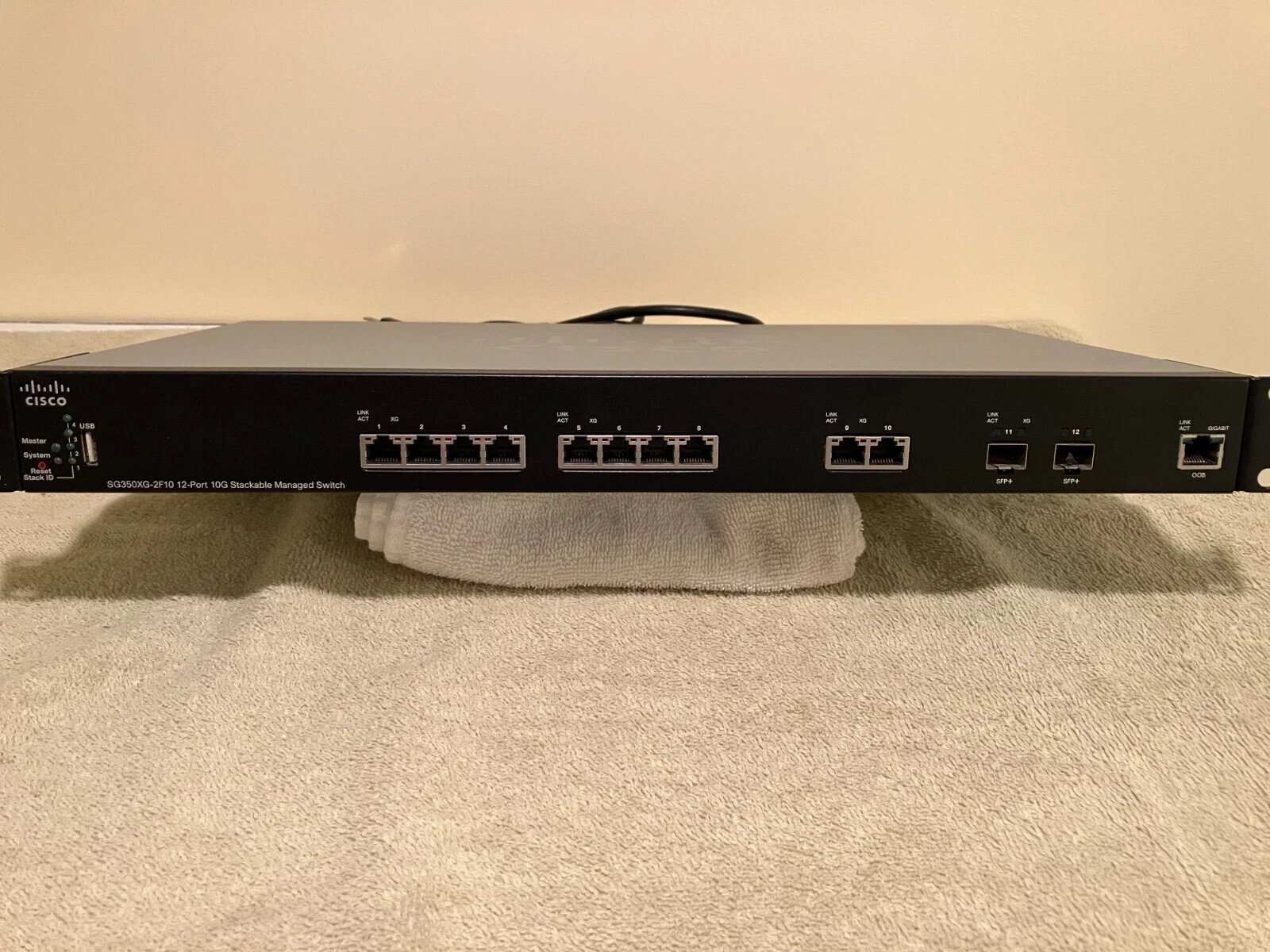 Cisco SG350XG-2F10-K9 12-Port 10G Managed Gigabit Switch