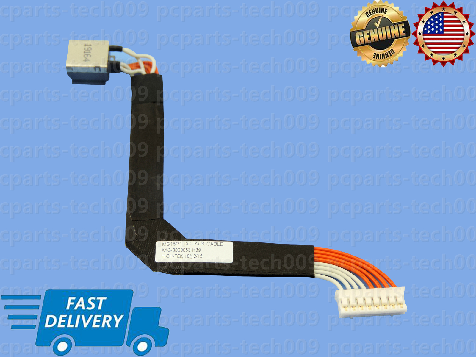 Genuine DC Power Jack In Cable Charging Por For MSI MS16P1 K1G-3008053-H39 8Pin