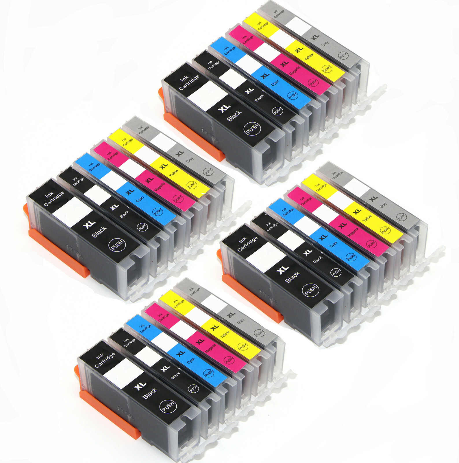 24 PK XL Ink Cartridges works for Canon PGI-270 CLI-271 MG7700 MG7720