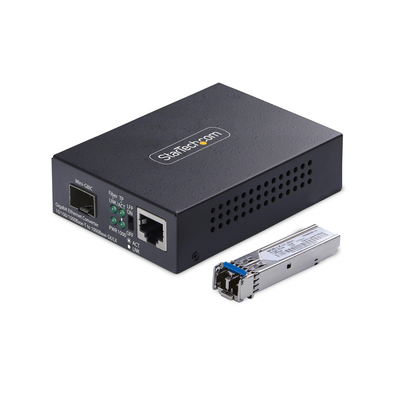 StarTech MCM1110SMLC40 Gigabit Ethernet Media Converter 40km