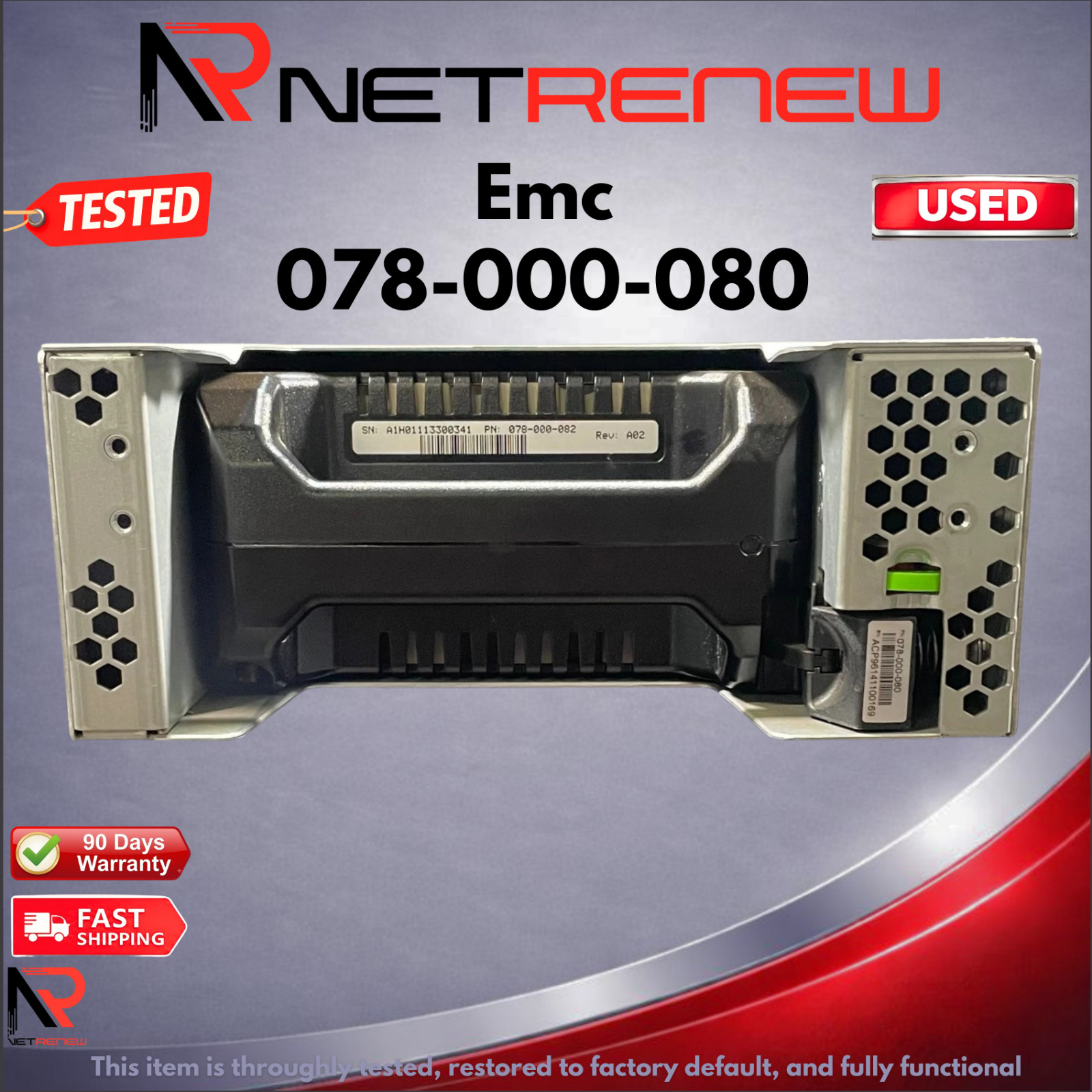 EMC 078-000-080  w/ Battery for VNX8000 VMAX - 2200W SPS Battery Enclosure