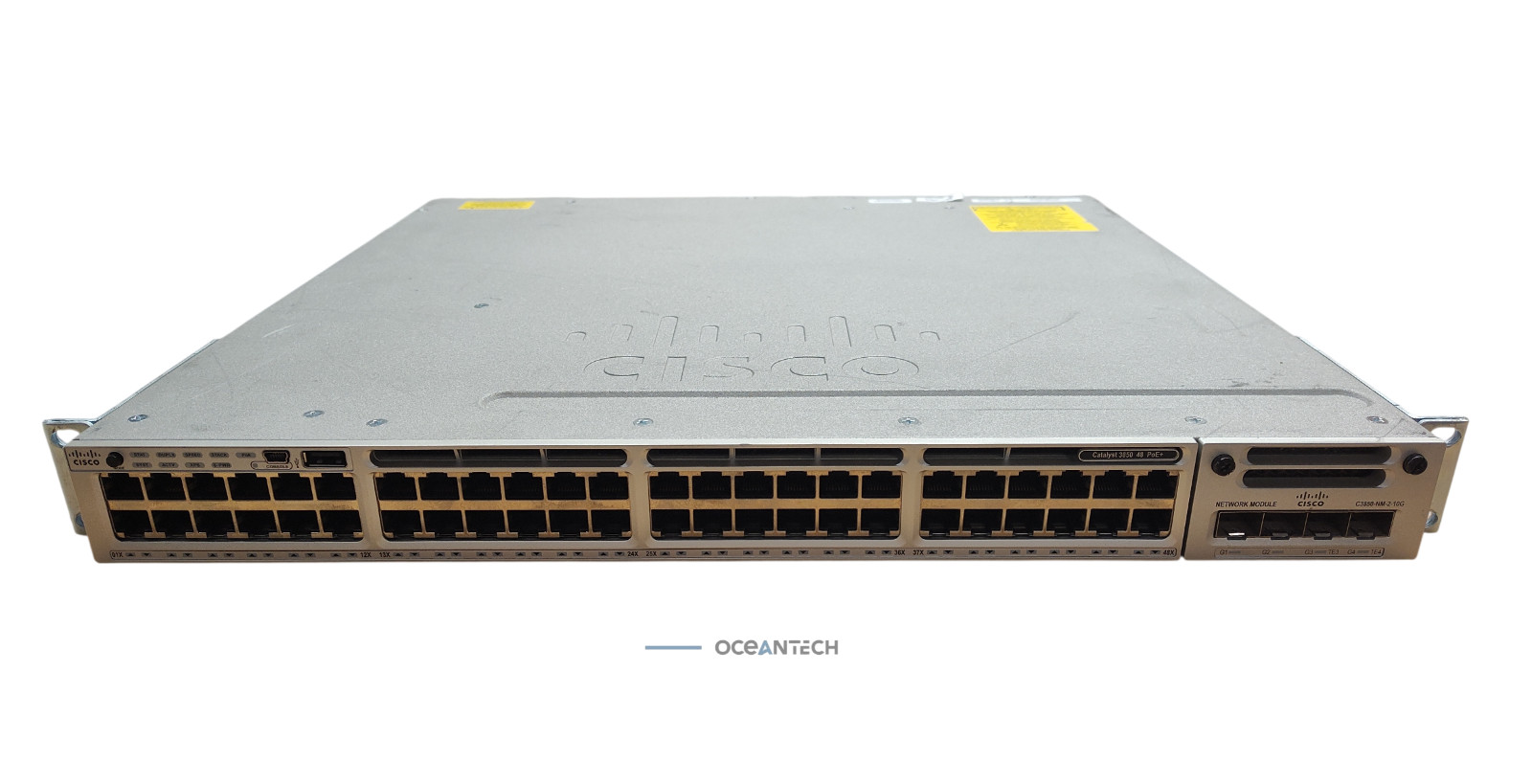 Cisco Catalyst 3850 48 PoE+ WS-C3850-48F-S V04 with PSU and  C3850-NM-2-10G V01