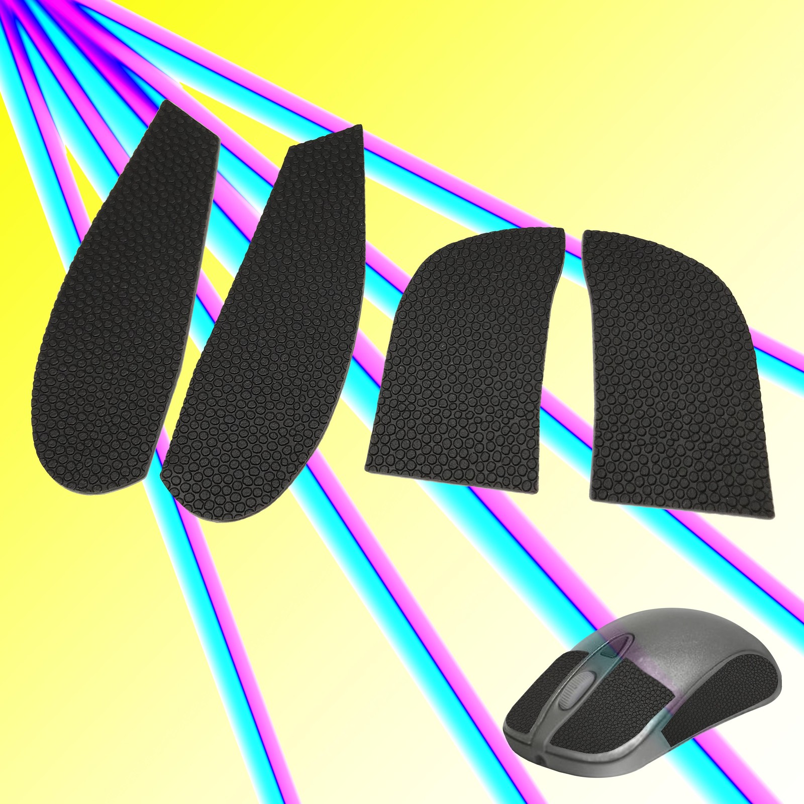 Anti-Slip Stickers for SteelSeries Kinzu, V2, V3 PC Gaming Mouse Computer Grip
