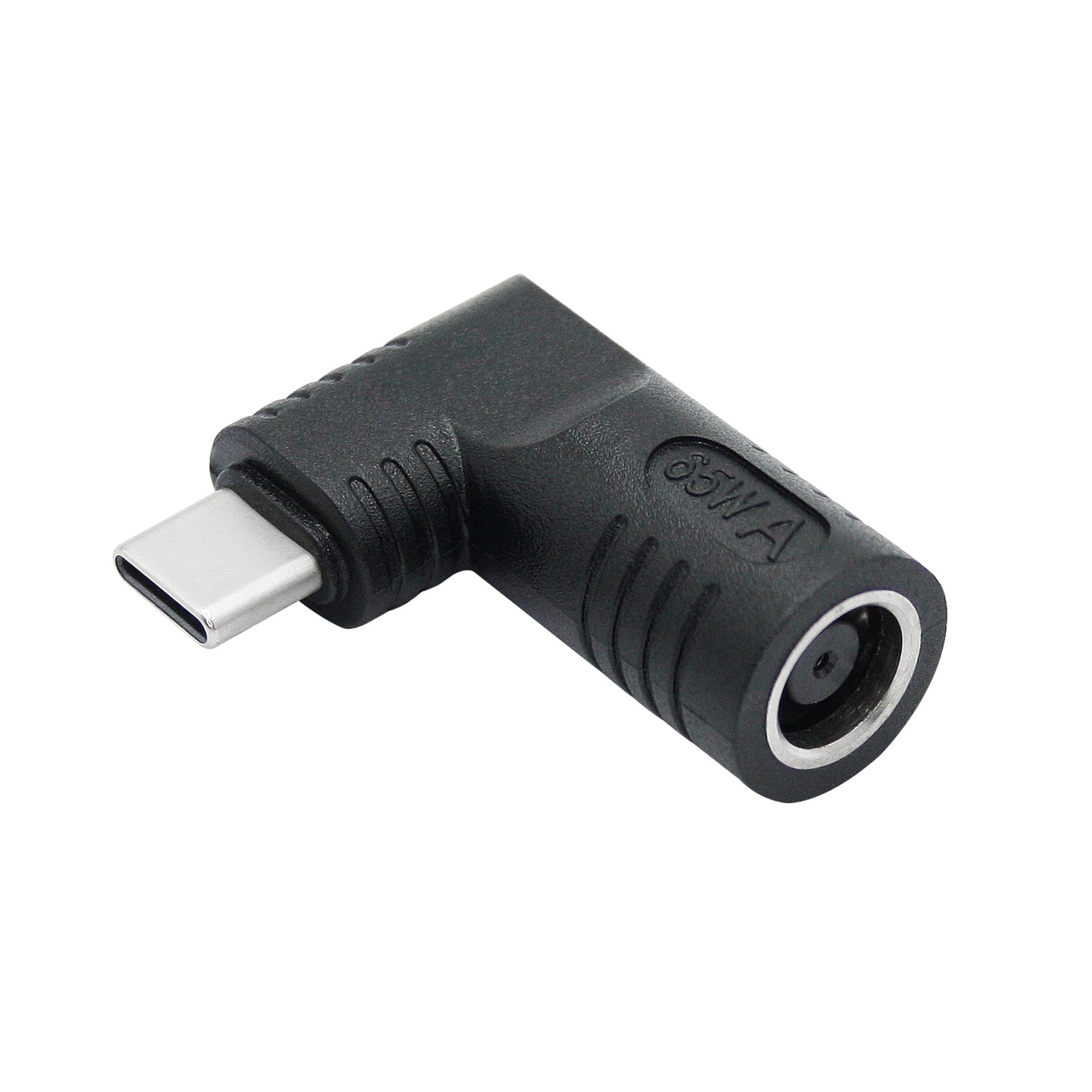 90 Degree PD 65W DC 7.9mm x 0.9mm Power Adapter, Input 15  20.5V, PD Chip