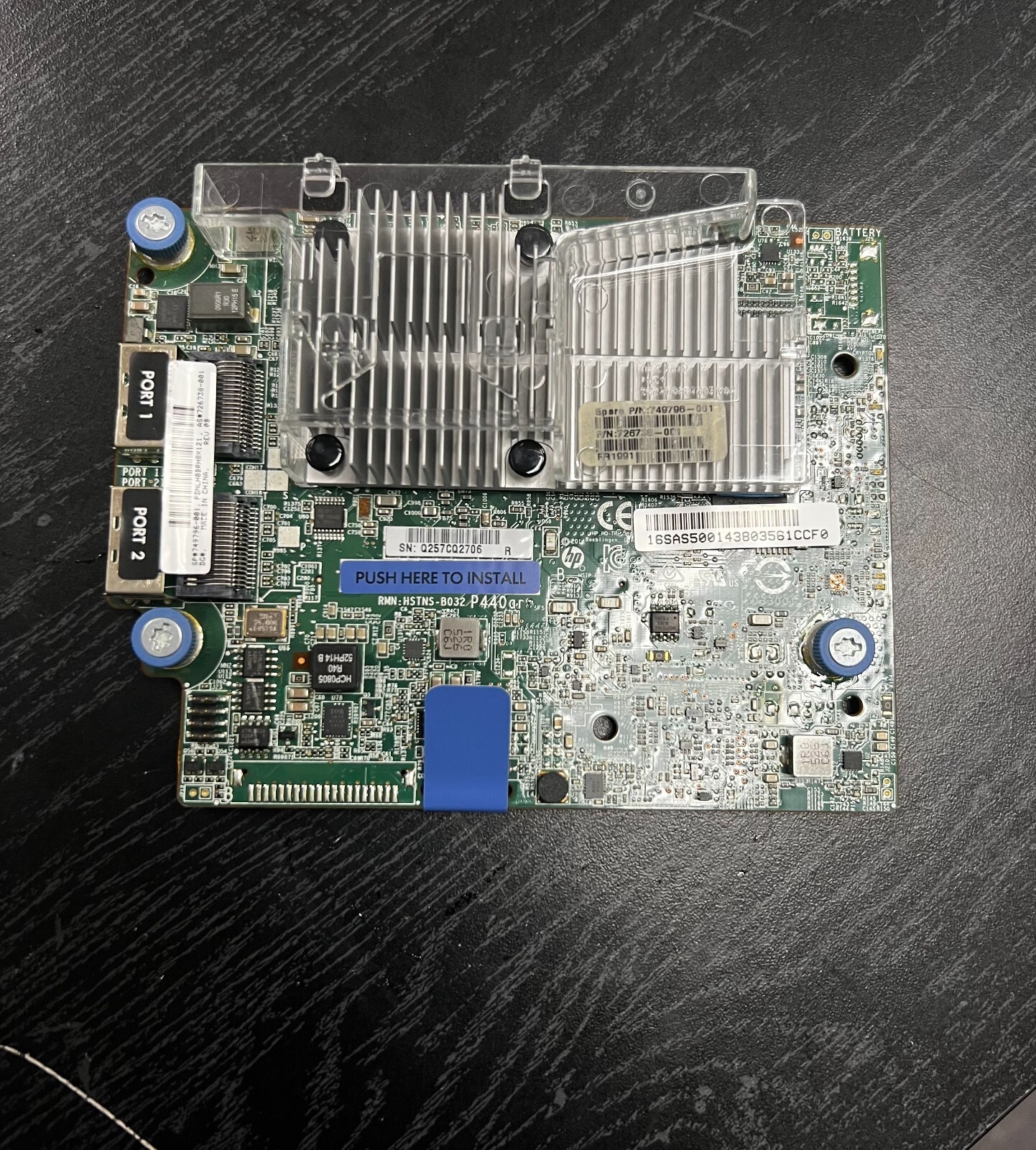 HP 749796-001 Smart Array P440 2G Controller Module 726736-B21