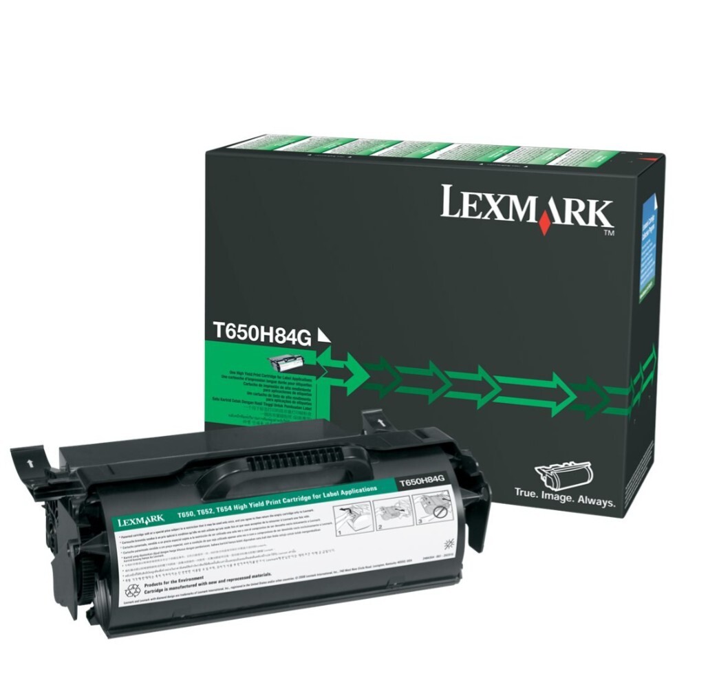 Lexmark ~T650H84G~ Genuine OEM Black High Yield Toner Ink Cartridge