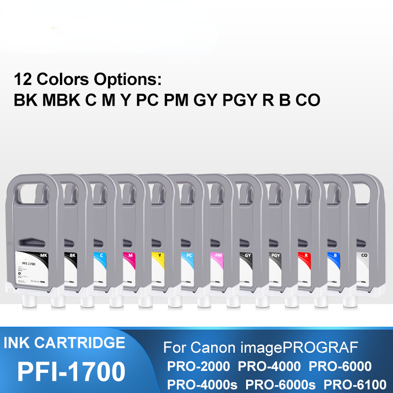 PFI-1700 700ML lnk Cartridge With Ink For Canon PRO 2000 4000 6000 Printer