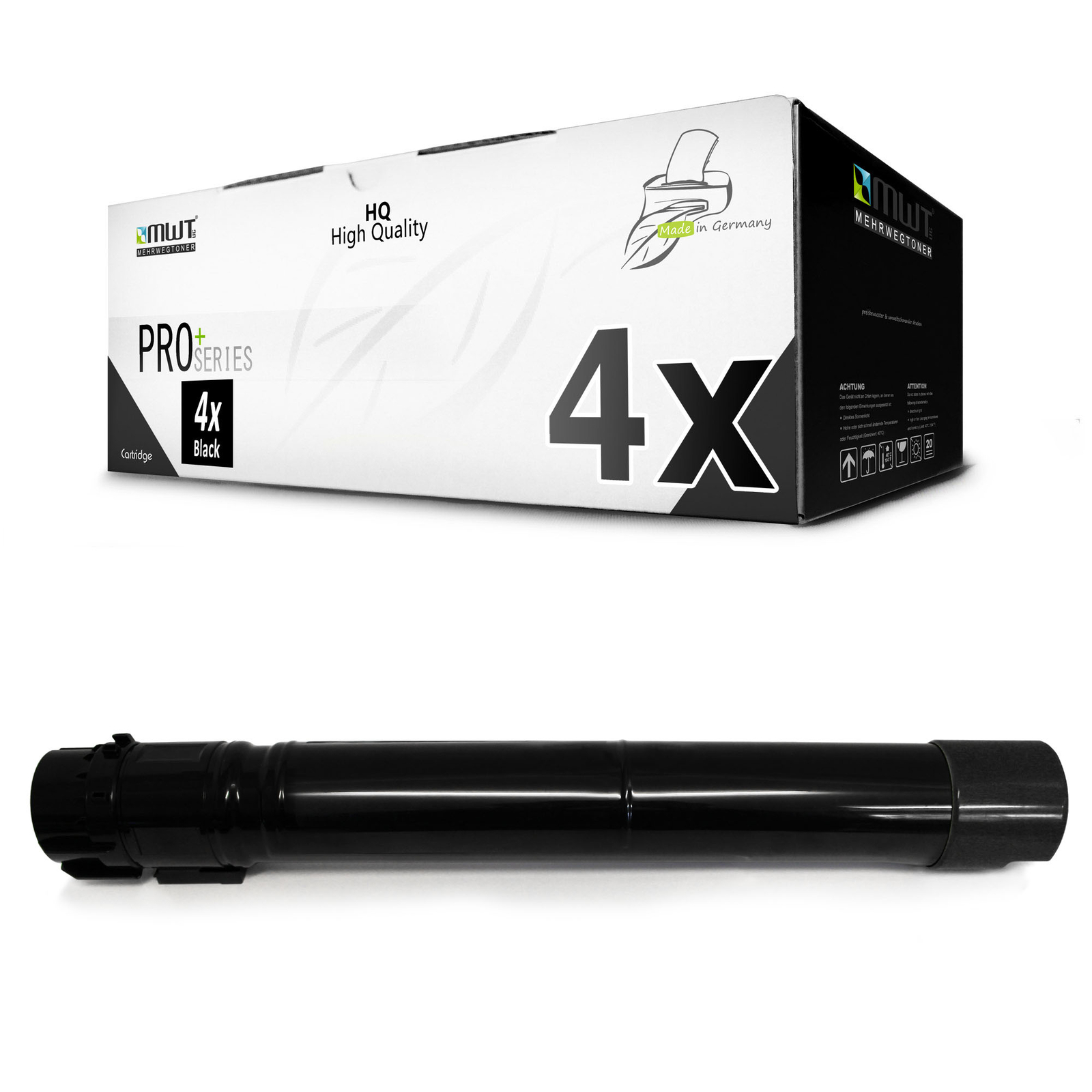 4x Toner for Lexmark X 950 952 954 like X950X2KG Black