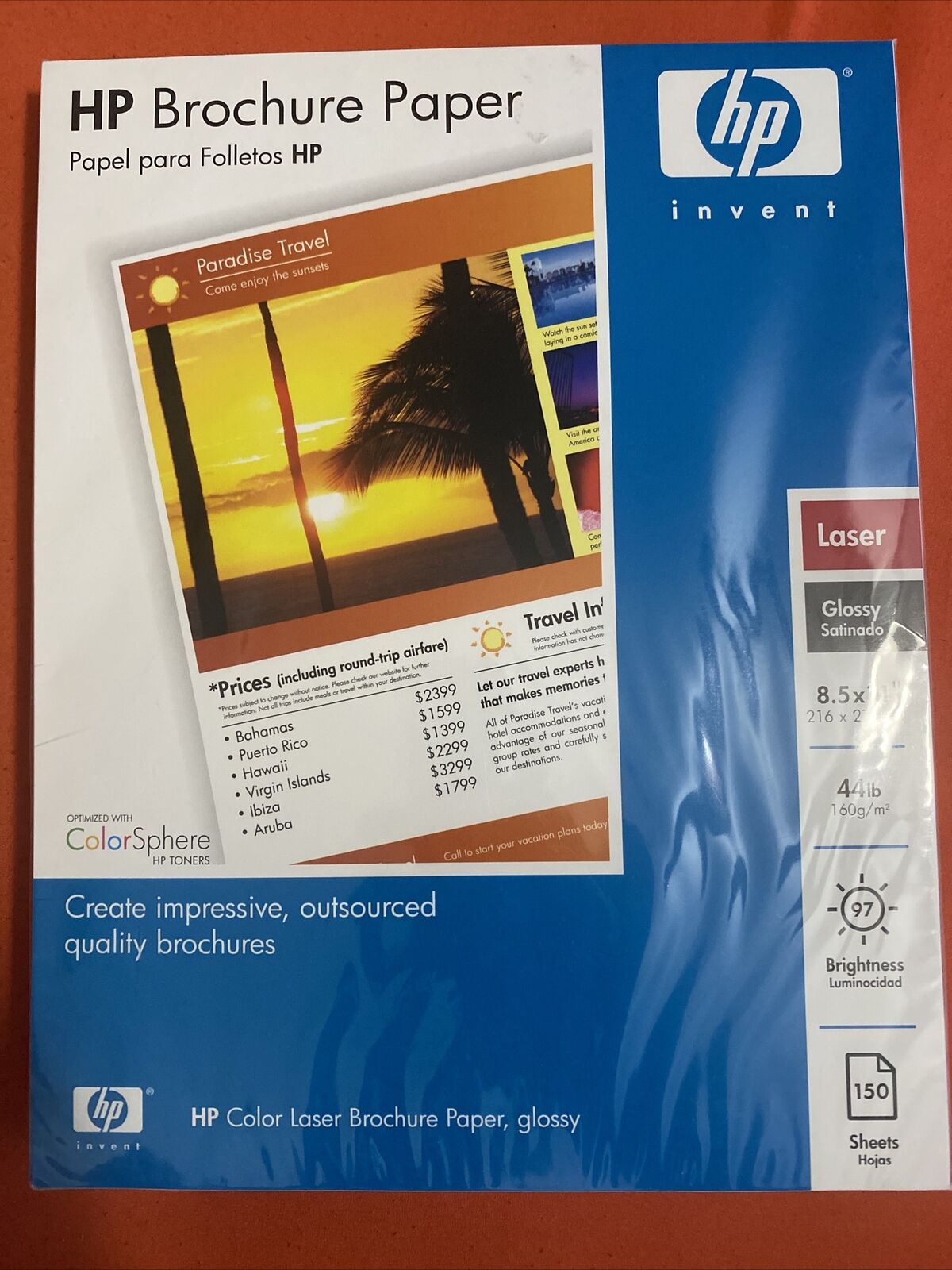 HP Laser Brochure/Flyer Paper White Q6611A