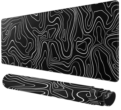 Stylish Large Desk Mat 23.6"x11.8" - Waterproof and Easy Clean for Gamers