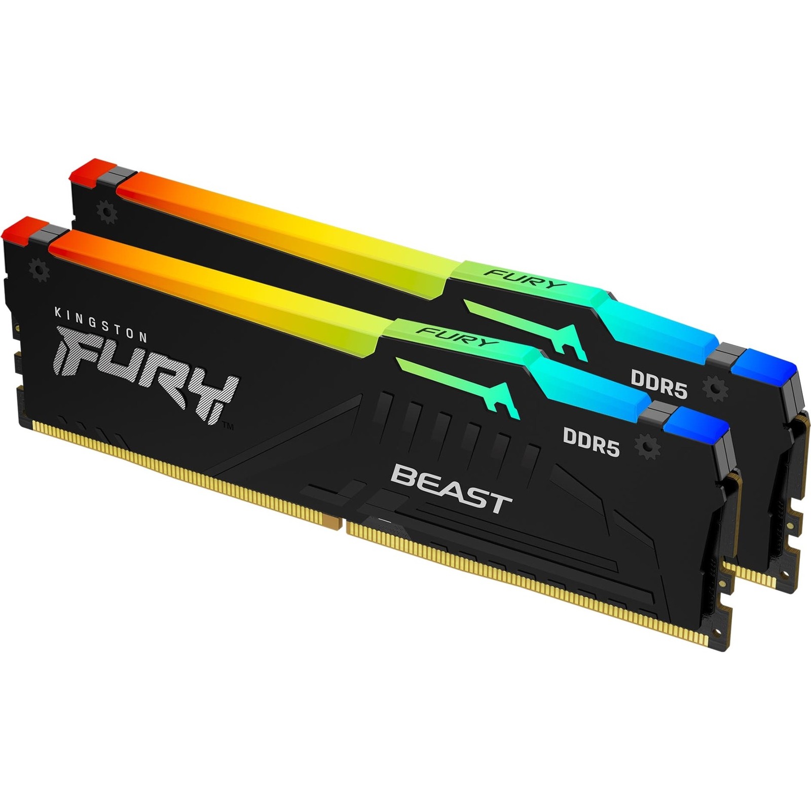 Kingston FURY Beast 16GB [2 x 8GB] DDR5 SDRAM Memory Kit (kf560c36bbeak2-16)
