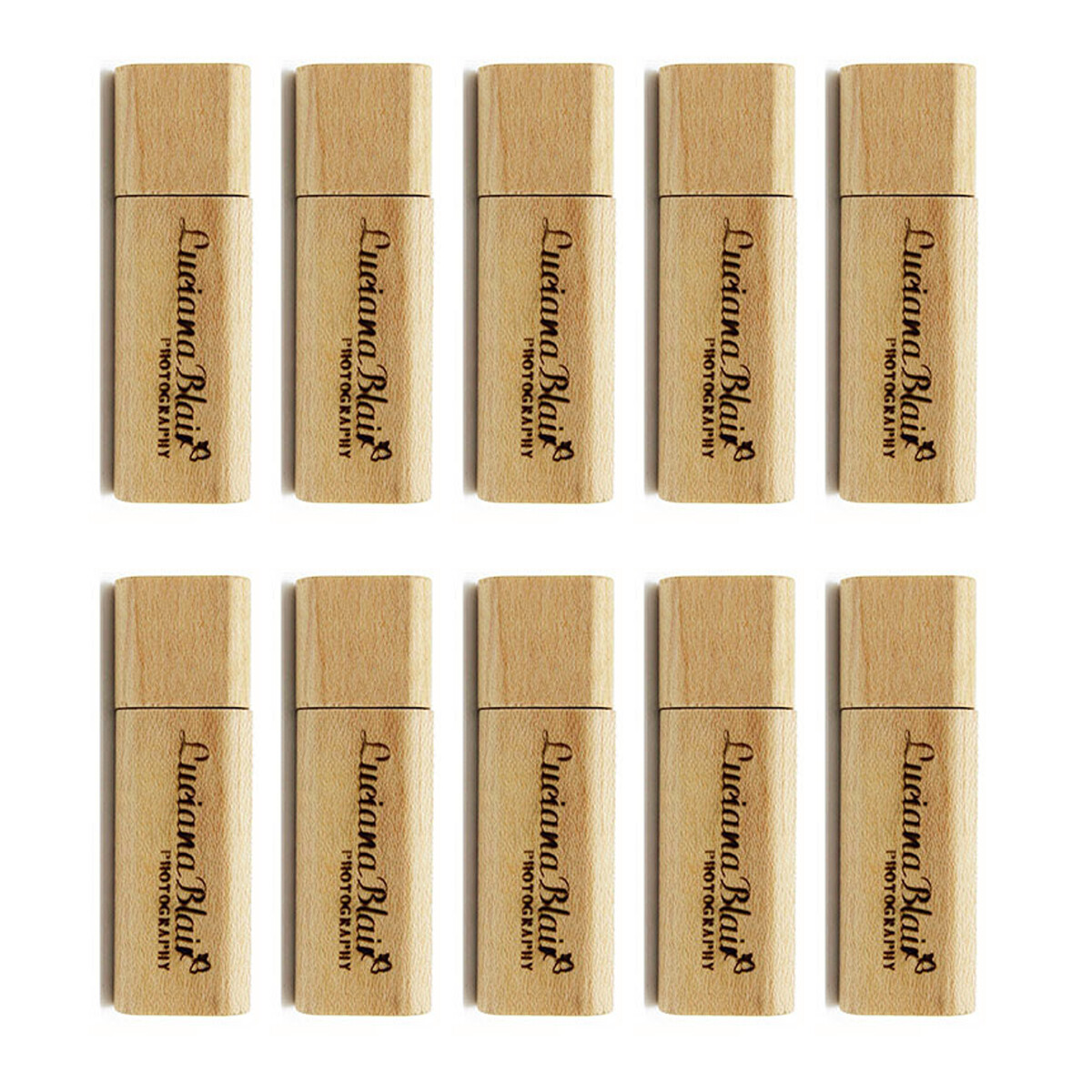 Lot 30pcs 128MB/512MB Engraved Wood USB Flash Drive Memory U Stick Custom Logo