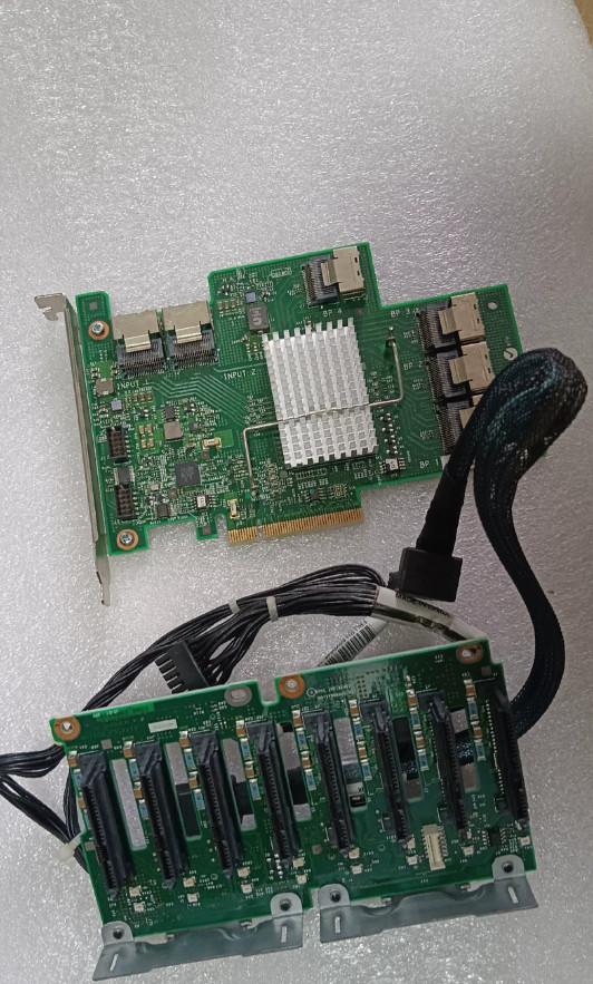 IBM X3650M3 16-bay SAS expansion card HDD backplane SAS cable 46M0997 69Y0650