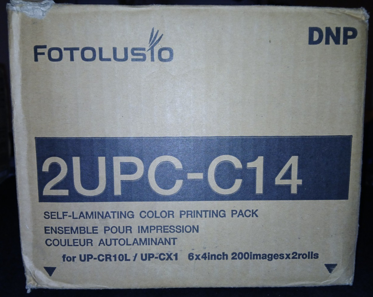 NEW unopened box of 2UPC-C14 Self-Laminating 4x6 Printer Photo Paper  UP-CR10L