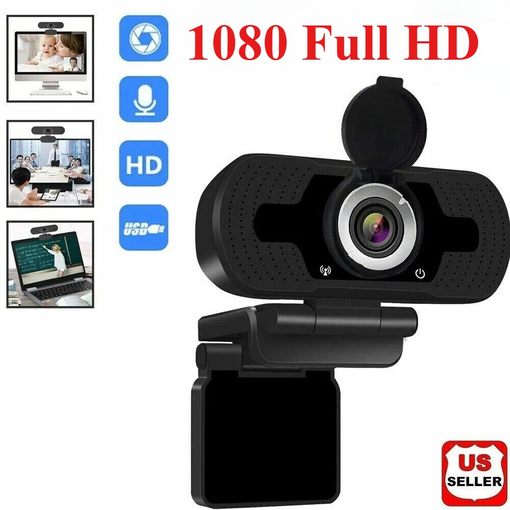1080P Full HD USB Webcam for PC Laptop Web Camera with Microphone/FHD