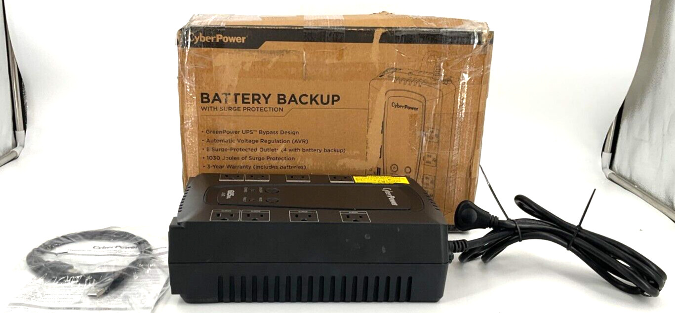CyberPower 685VA AVR CP685AVRG ✅ ❤️️ ✅ ❤️️ OPEN BOX ✅ ❤️️ ✅ ❤️️
